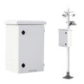 Outdoor Galvanized Electrical Enclosure Box, 24 * 16 * 12 inches IP Weatherproof Floor-Standing Electrical Cabinet…