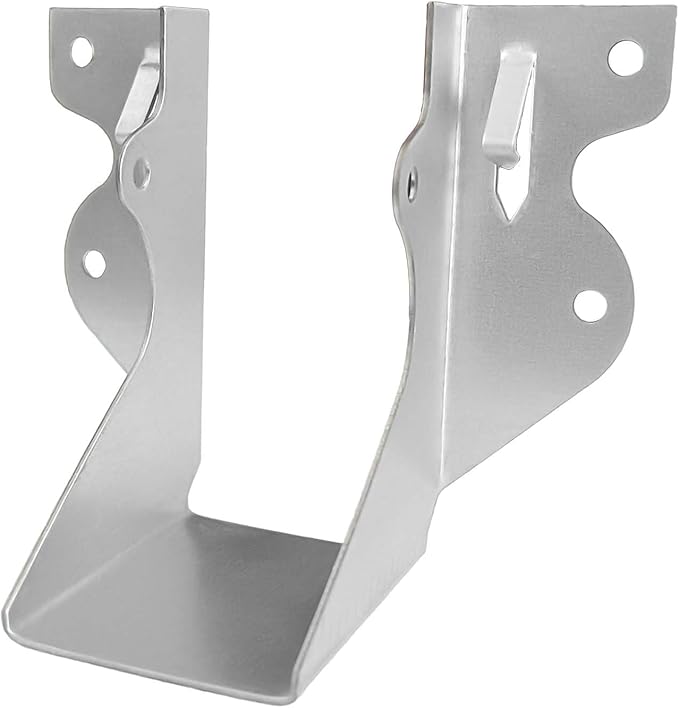 (60PC) 2" X 4" Joist Hanger 18 Gauge Double Shear Face Mount Joist Hangers for Wood, Floor Deck and Ceililng Joists