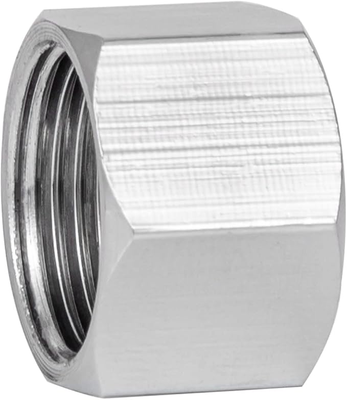 1/2 Pex Straight Stop Valve Sink Toilet Shut Off Valve,2 Pack Turn Straight Stop Valve 3/8" OD Compression X 1/2" Barb Crimp Pex LF Chrome Plated Brass with 2pcs