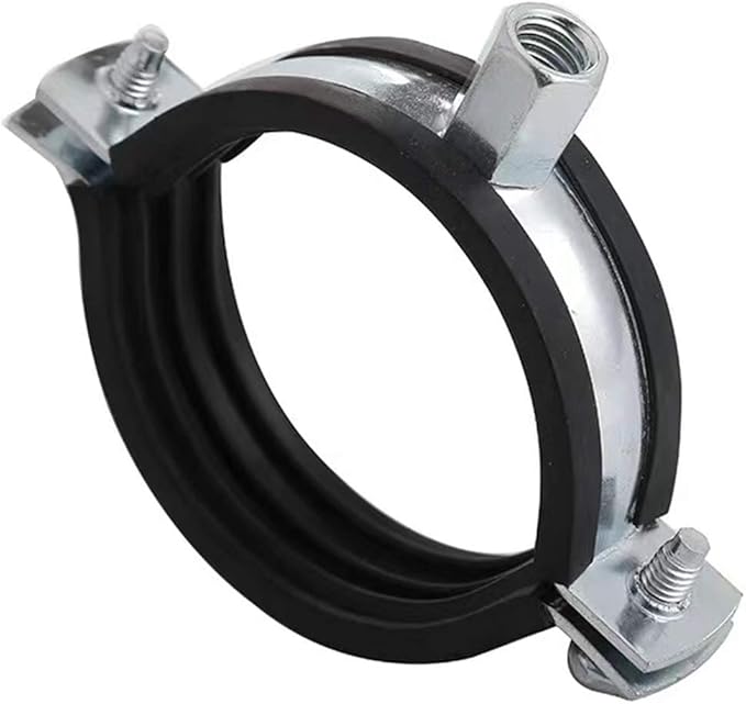 AKIHISA 5 PCS Split Ring Pipe Hanger Wall Ceiling Mount Pipe Supports Adjustable Pipe Bracket Clamp ID 4 Inch(100mm)