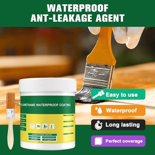 Invisible Waterproof Agent,New Waterproof Insulating Sealant,Transparent Waterproof Coating,Transparent Repairing Leak Waterproof Adhesive,Clear Super Strong Adhesive Seal Waterproof Coating(300g)