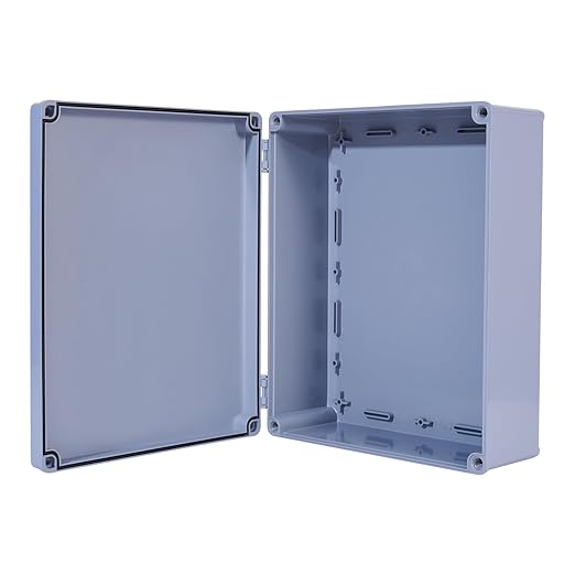 12" x 10" x 4" ABS Plastic Dustproof Waterproof Box IP65 Junction Boxes Project Junction Conduit Box Enclosure Use for Outdoor and Indoor