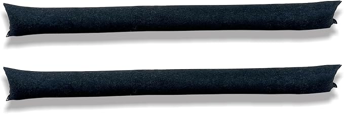 2Pcs 5FT Water Activated Flood Barriers for Garage and Home Doors, Sandless Sandbag for Rain Water Control, Easy to Use (5ft, 2Pack)