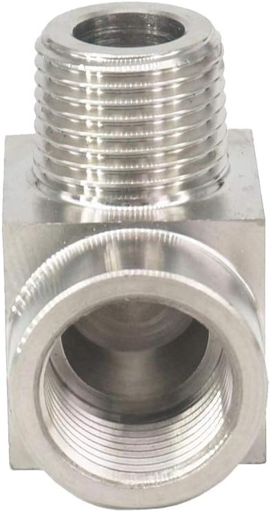 Beduan Stainless Steel Cast Pipe Fittings, 90 Degree Street Elbow 1/2" NPT Male x 1/2" NPT Female Water Fuel Air