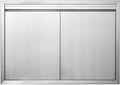 JIE JIN BBQ Access Door 30" W X 21" H Outdoor Kitchen Doors Double Doors Thickened 304 Stainless Steel Outdoor Kitchen Accessories Door for Indoor/Outdoor Kitchen Outdoor Cabinet BBQ Island