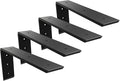 12 Inch Heavy-Duty Countertop Support Brackets L Shape Metal Countertop Shelf Brackets 0.4 Inch Thick 12"x6"x2.5" for Quartz/Granite/Wood/Concrete/Laminate Countertops (4pack)