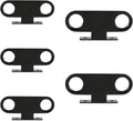 (Pack of 5) EFIELD Metal Made Double Pipe Stay Hanger for 3/8 Inch IP Standard Pipe or 1/2 Inch Copper, CPVC & PEX Pipes - Universal Pipe Support Bracket,(ACC021-5PCS)