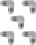 1" JIC Male x 1" JIC Male 90 Degree Elbow/Corner Hydraulic Pipe Adapter Fitting (5-PACK) | 2500-16-16