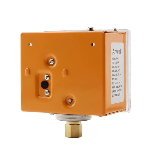 Pressure Controller Control Switch for Boiler Water Tower Pressure Controller, Adjustable Differential Pressure Switch 10-150psi