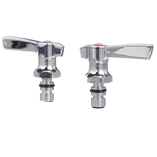 Component Hardware Top-Line KL13-0010 Old Style Low Lead KL13 Series Repair Kit for Compression Valve Includes: Hot and Cold Valve and Handles Repair Kit