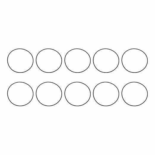HARFINGTON 10pcs Nitrile Rubber O-Rings 68mm OD 64mm ID 2mm Width Metric Buna-N NBR Sealing Gasket Plumbing Sealing Repair O Rings for Car Auto Vehicle Repair Faucet Air Gas