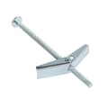 HASWARE Toggle Bolt Zinc Plated Steel and Wing Nut for Hanging Heavy Items on Drywall 1/8 x3 (25 Pack)
