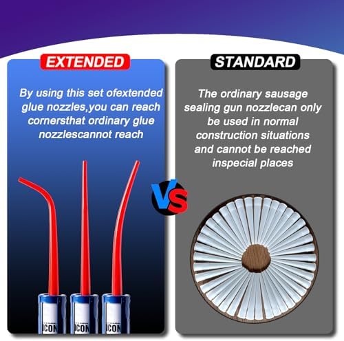 Caulking Nozzle Extension, 6 pcs