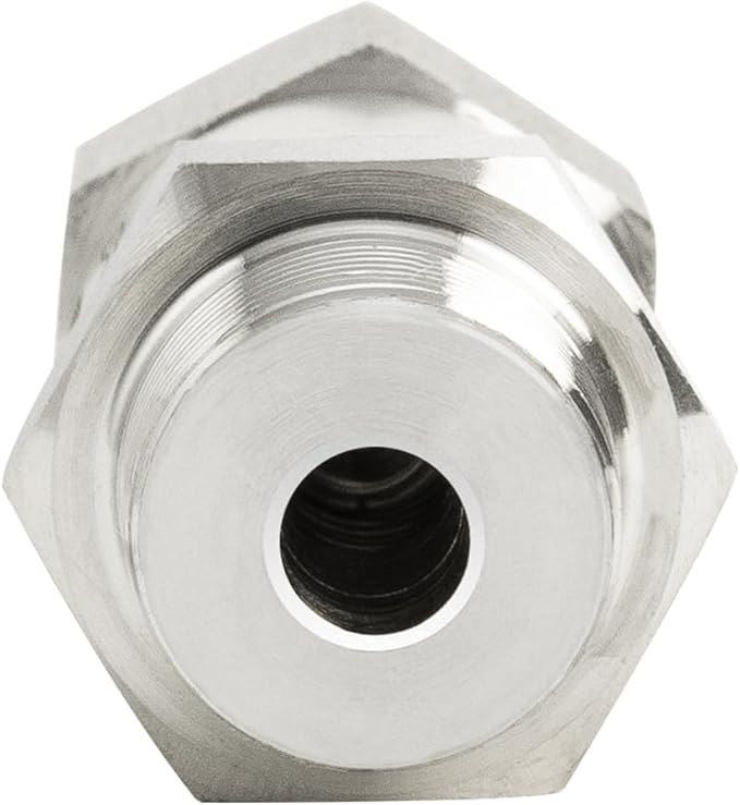 ChillWaves 304 Stainless Steel In-Line Split Check Valve 1/4" NPT Male x 1/4" NPT Female Thread, One-Way Non-return Check Valve，Prevent Water Back-flow(1-PACK)