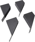 Pongnas Bracket Kit Galvanized Steel 45 Degree Angle Support Bracket with Drainage Hole for Pergolas Gazebos Cabins Yards Garages
