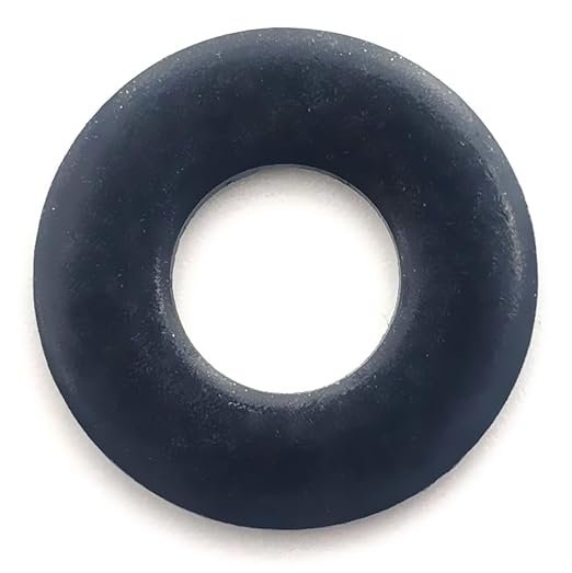 50 Pcs 1/4" Stainless Steel Washers, 18-8 (304) Stainless Steel Flat Washers for Bolts and Screws, Black Oxidized