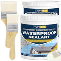 Waterproof Sealant 70 Oz Clear, TUFINEIN Transparent Waterproof Coating Water-Based Invisible Agent Roofs, Walls, Garden, Terraces Indoor & Outdoor
