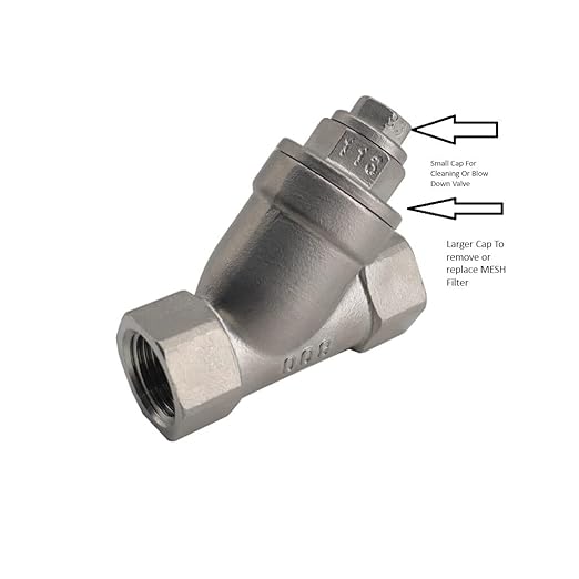 2 1/2" Inch Y Strainer Stainless Steel 316 PSI 800 WOG 20 Mesh