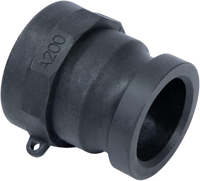 1 PC Poly Cam Lock Fittings 2 inch Standard Part A Cam Groove Hose Fitting 2 Camlock Fittings, 2" Male Aadapter x 2" Female Thread Camlock Fittings 2 inch