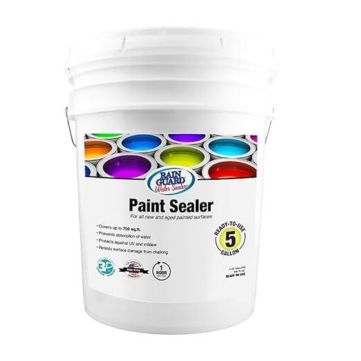 Rain Guard Water Sealers SP-9005 Paint Sealer 5 Gallon - Clear Semi-Satin Finish - Water Repellent Protection for All Painted Surfaces - Water-Based Silane/Siloxane Acrylic