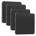 4 Pcs 6" x 6"x1/4" Steel Plate, A36 Square Hot Rolled Steel Base Plate, 1/4 Inch Thick Weldable Metal Plates for Structural Support and Industrial Use