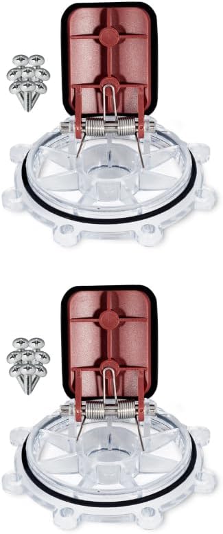 2 Pack 7056 Flapper with Lid O Ring & Set of 16 Screws – Pool Replacement Part 7056 Check Valve Flapper with Lid – Oring for Zodiac Jandy Spring Check Valve Models 7235, 7305, 7511, 7512