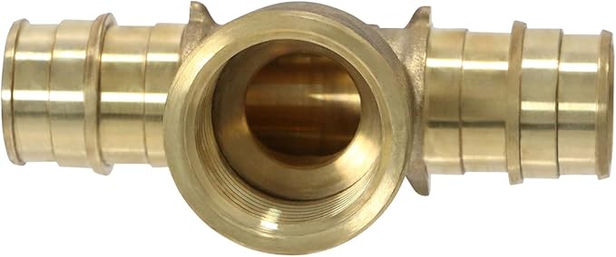 XFITTING Pex A 3/4 x Pex A 3/4 Inch x 3/4 Female NPT Tee, Pex A Female NPT Tee, 29-6-4=2XX, 2 Pieces