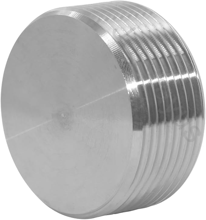 Joywayus Stainless Steel Internal Hex Countersunk Thread Socket Pipe Plug 1-1/2"NPT Male
