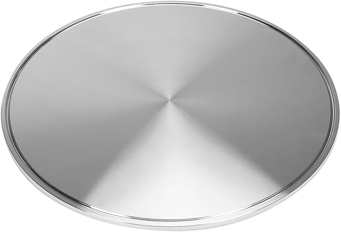 DERNORD Stainless Steel 304 End Cap fits Sanitary Fitting Clamp (12" Tube OD)