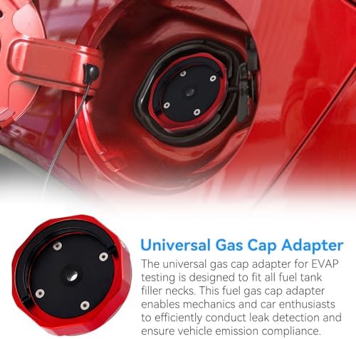 Universal Gas Cap Adapter for Automotive Smoke Machine Leak Detector