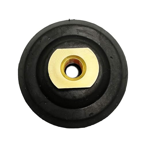SHDIATOOL 3 Inch Backer Pad or Backing pad of Rubber Body with 5/8-Inch-11 Thread for Diamond Pads