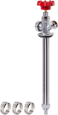 SUNGATOR 12 Inch Frost Free Sillcock, Anti-Siphon Outdoor Hose Valve, 1/2" PEX x 3/4" GHT Hose Bibb, No Lead Brass Garden Faucet/Spigot, Frost Proof Outdoor Water Faucet for PEX Pipe