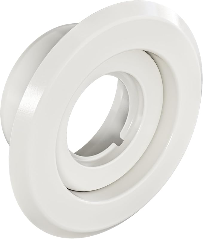 Recessed Fire Sprinkler Escutcheon 3/4 in. IPS - 2 Piece in White - Depth Adjustment Range up to 3/4 in. for Fire Sprinkler Trim