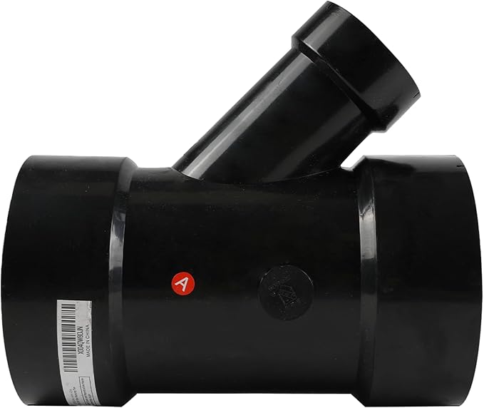 EFIELD 4 in. x 4 in. x 2 in. ABS DWV Wye Reducing Tee