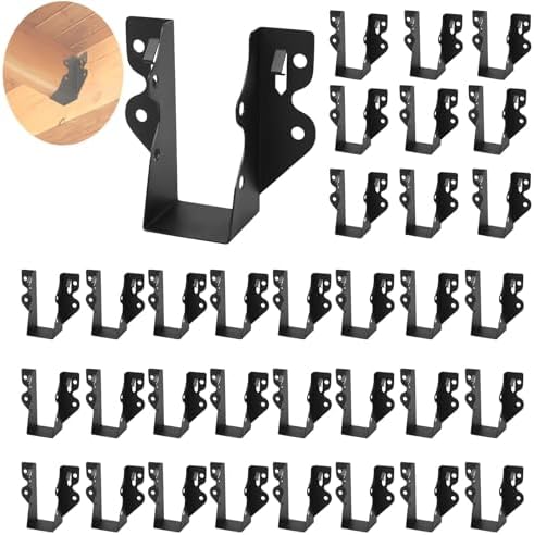 48 Pcs 2"x 4" Joist Hanger|Q235B Carbon Steel