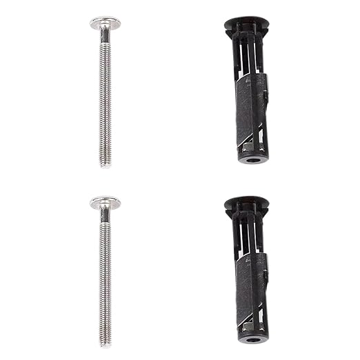 MUU Universal Toilet Seat Bolt kit,Screws,Quick Release,Easy to Install- Toilet Seat Replacement Parts Kit,Toilet Cover Maintenance Accessories,Fixing Accessories (Screws-JS2)
