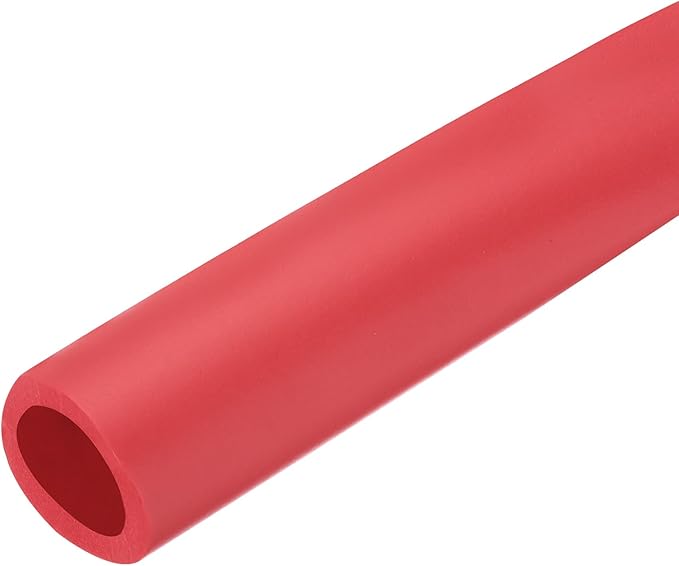 uxcell Foam Tubing for Handle Grip Support, Pipe Insulation Outside Pipe Lagging, 24mm(0.9") ID 34mm(1 5/16") OD 1m Red