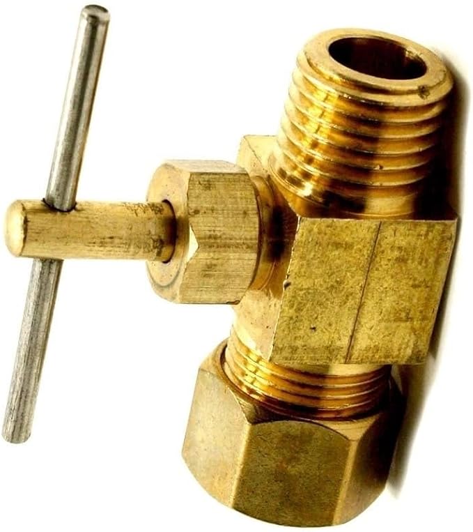 Replacement 3/8 Inch C x 1/4 Inch MP Straight Needle Valve for Thrifco Plumbing 6922013#143PC