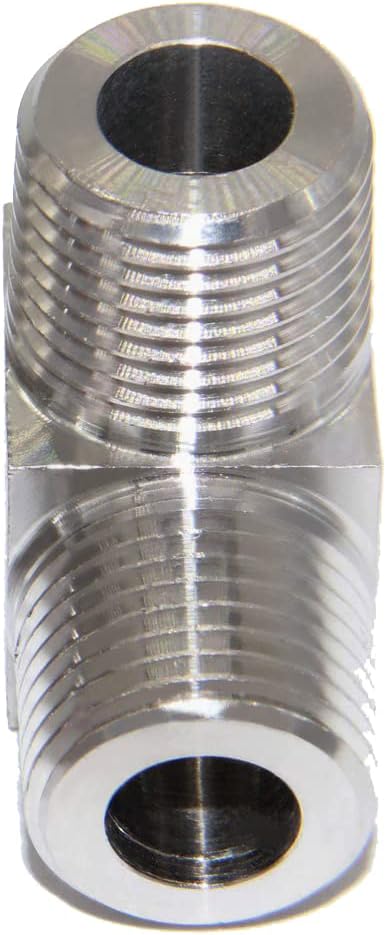 Beduan Stainless Steel Cast Pipe Fittings 90 Degree Street Elbow 1/4" NPT Male x 1/4" NPT Male Water Air Fuel