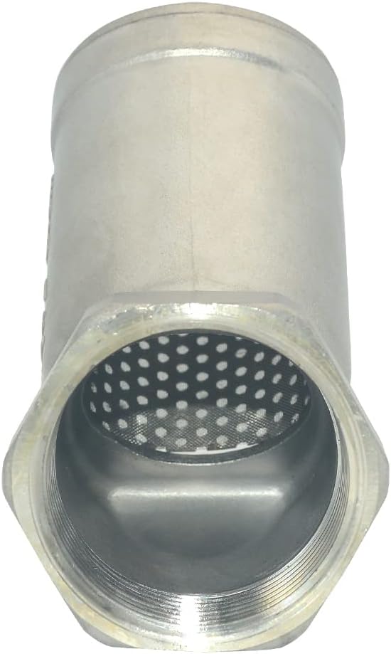 Strainer Mesh Filter Valve,800WOG Y-Spring NPT Female Check Valve,Stainless Steel SS316 CF8M (1-1/2")