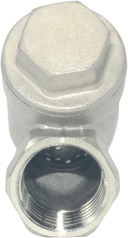 1/2" WYE Strainer Mesh Filter Valve,800WOG Y-Spring NPT Female Check Valve,Stainless Steel SS316 CF8M