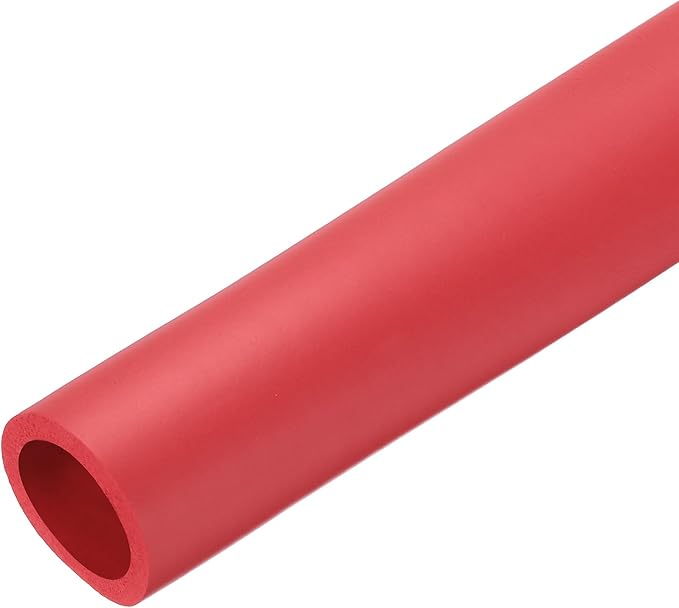 uxcell Foam Tubing for Handle Grip Support, Pipe Insulation Outside Pipe Lagging, 32mm(1 1/4") ID 44mm(1 3/4") OD 1m Red