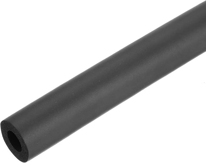 uxcell Foam Tubing for Handle Grip Support, Pipe Insulation Outside Pipe Lagging, 13mm(1/2") ID 21.7mm(7/8") OD 1m Black