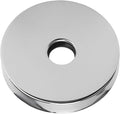 Corla Modern 3.5” Escutcheon Plate Extra Large | Shower Arm Flange Universal Replacement Cover Round 3 1/2 Inch (Chrome)