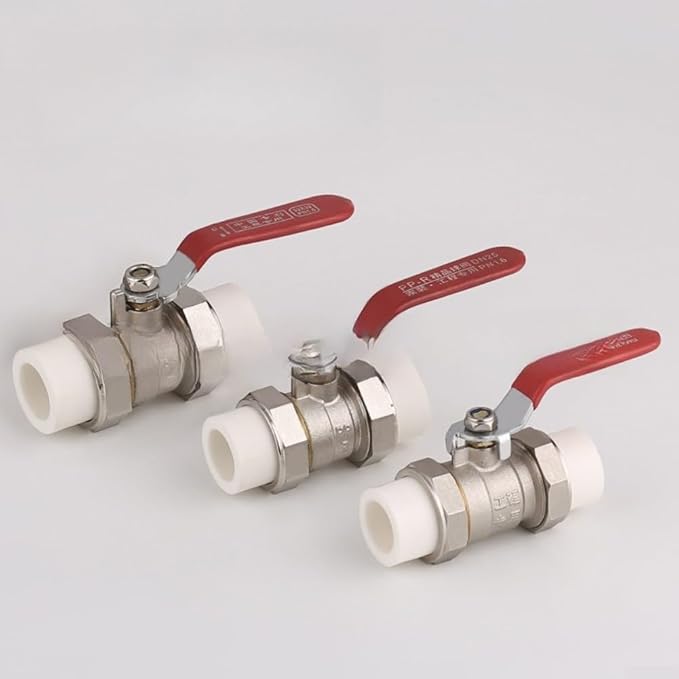 High Flow Brass Ball Valve With DN20 Full Port And PPR Union Connection For Use In Demanding Plumbing Applications