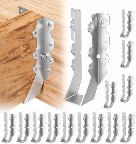 2x8 Joist Hangers Stainless Steel, 18 Gauge 2X8 Brackets (14 Pack)