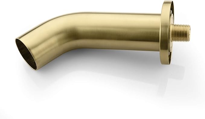 sumerain Shower and Tub Faucet Set Brushed Gold Rain Shower Faucet with Tub Spout, 8" Shower Head, High Flow