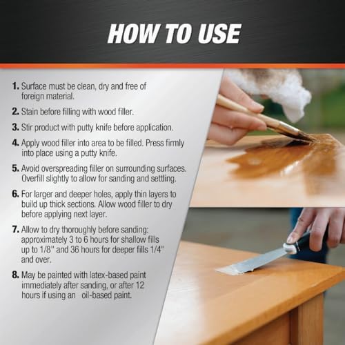 DAP® Plastic Wood Latex Filler, 6 Oz., Natural