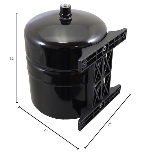 2 Gallon Accumulator Expansion Tank With Wall Mount Bracket 1/2" Female NPT