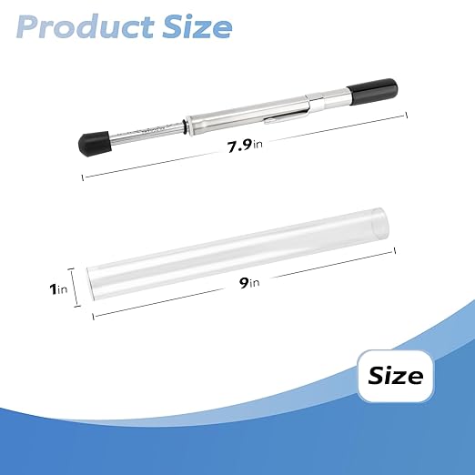 HMC035 Door Pressure Gauge 0 to 35 Lbs for ADA Requirement Door Test Tool, Door Pressure Gauge Push-Pull with Plastic Protective Tube